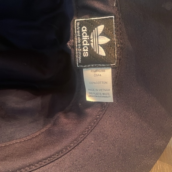 🆕 Adidas unisex Americana cotton bucket hat collegiate navy one size fits all - Picture 4 of 7